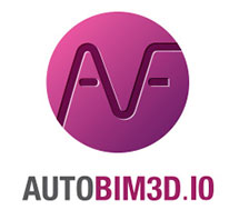 logo AUTOBIM3D logiciel cao de dessin technique HVAC